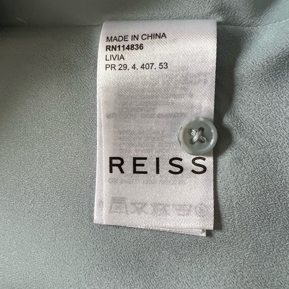 Reiss Livia Blurred Floral Midi Dress - Picture 16 of 16